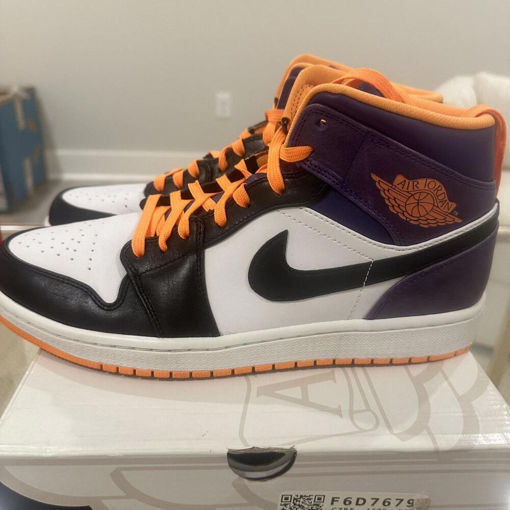 Jordan Men's Multi and White Trainer